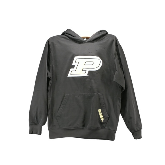 Stadium Athletics Youth Purdue Boilermakers Hoodie Black M 12-14 Embroidered - Picture 1 of 16